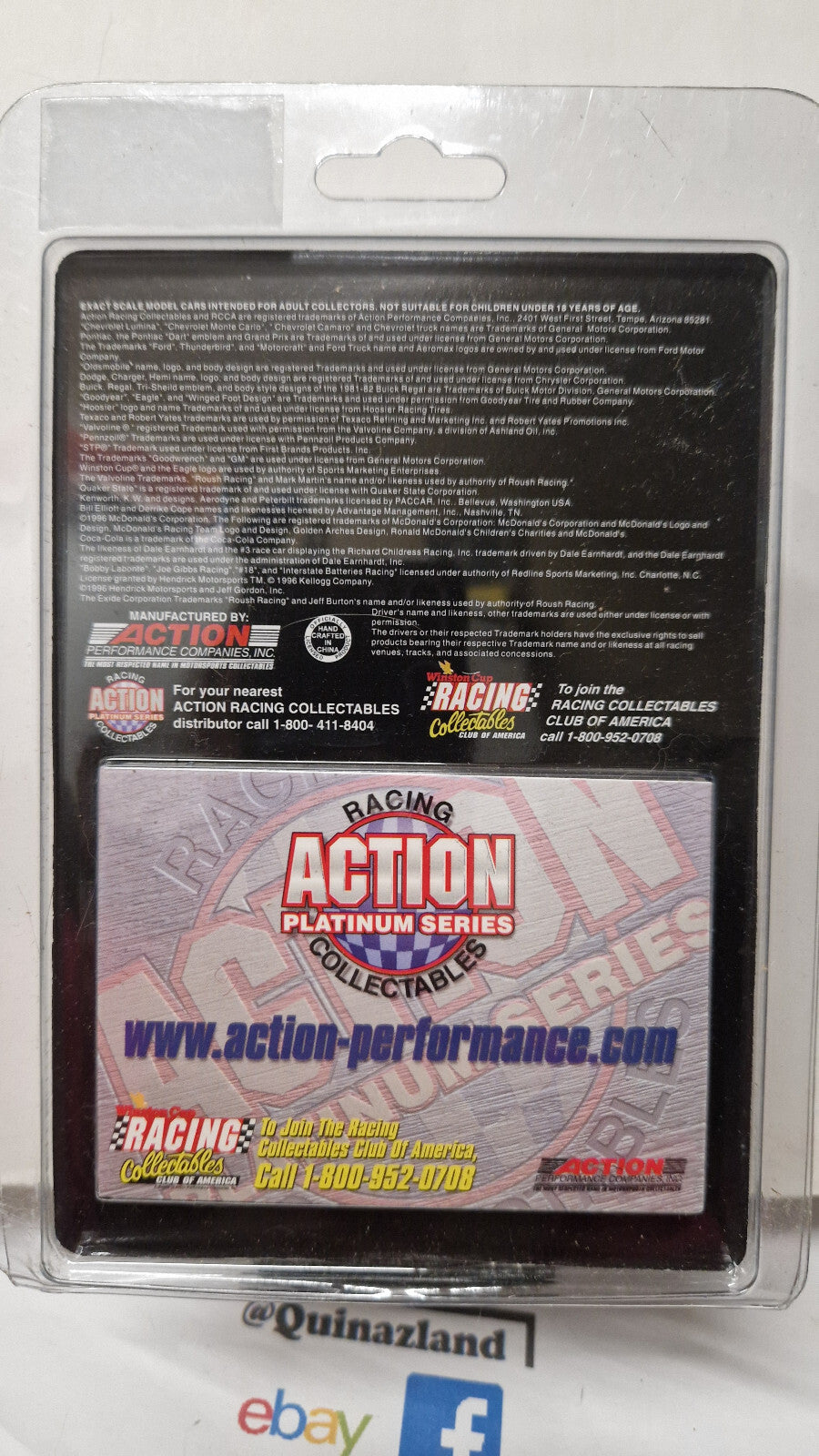 Action Darrell waltrip 1997 chevrolet monte carlo parts america limitée   (CP17)
