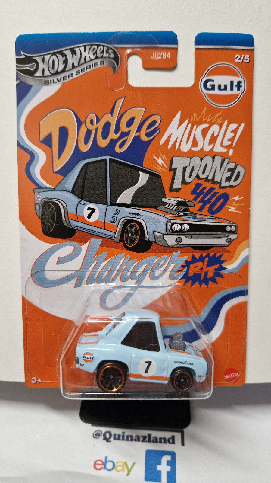 Hot Wheels 2025 Noppo Gulf racing 70 dodge charger    (NP34)
