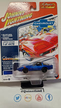 Johnny Lightning Classic gold  1979 Chevrolet Corvette in Dark Blue    (NG09)