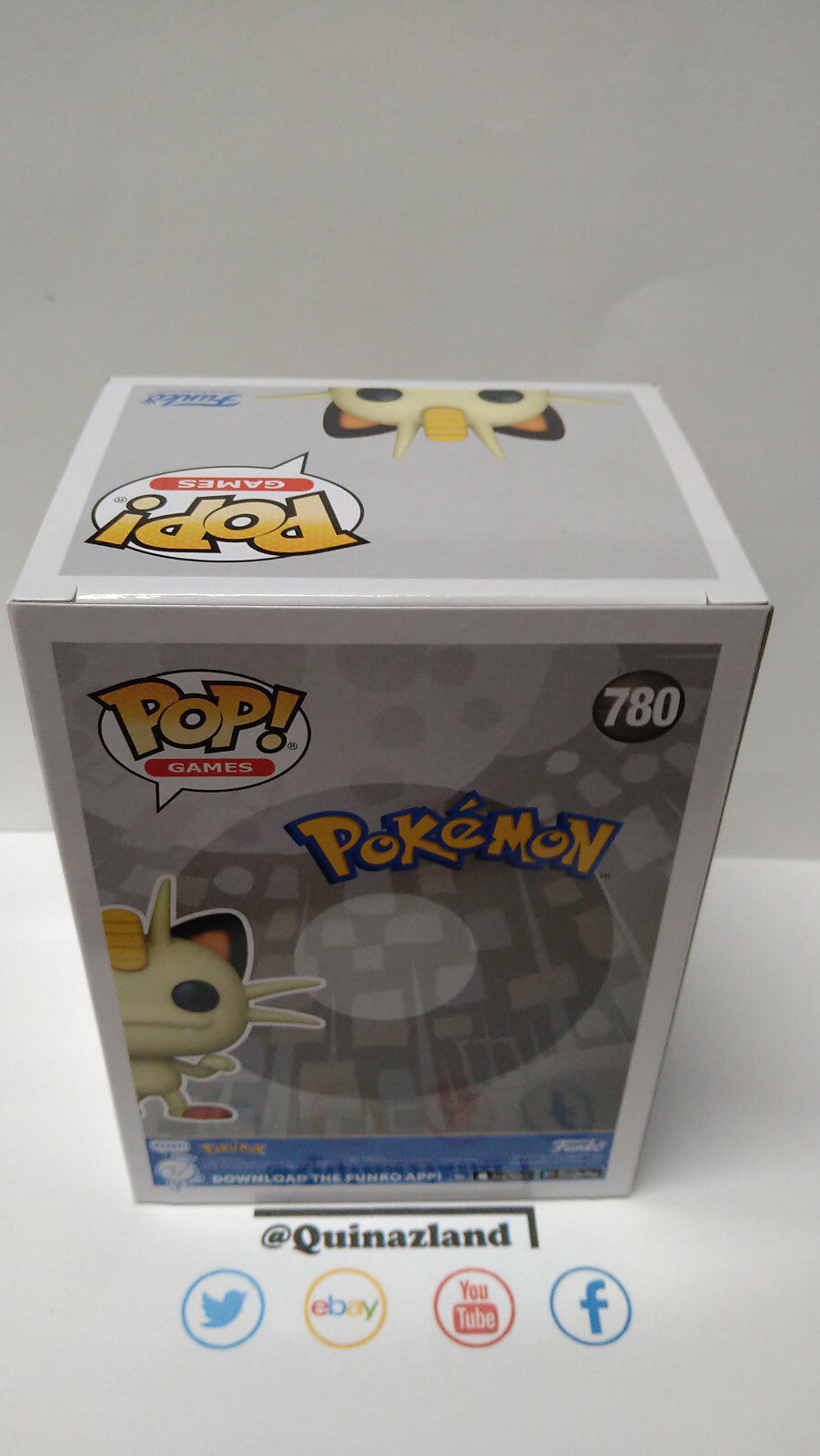 Funko Pop! POKEMON POP Games N° 780 Miaouss (F12)
