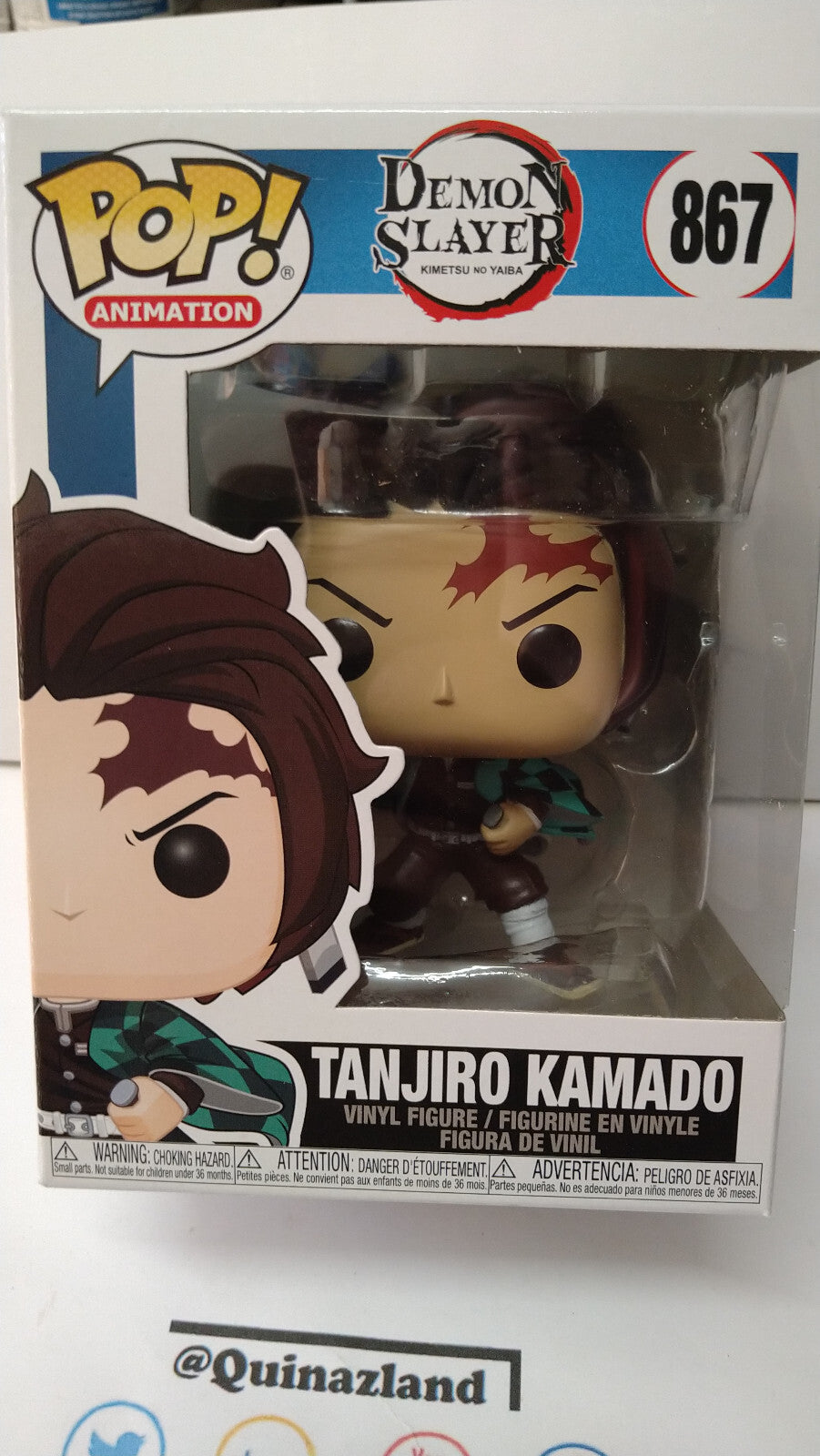 Funko Pop! DEMON SLAYER 867 Tanjiro Kamado (FU18)