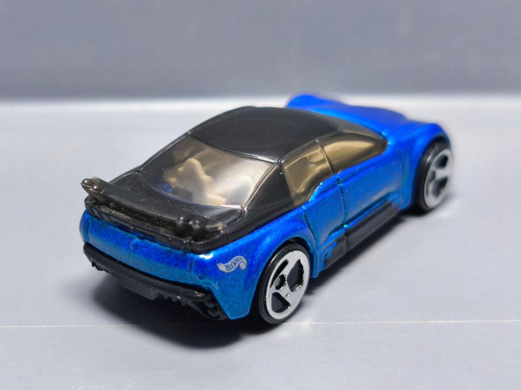 Hot Wheels Pontiac rageous 2000-119 malaysia bleue foncée toit noir (A19)