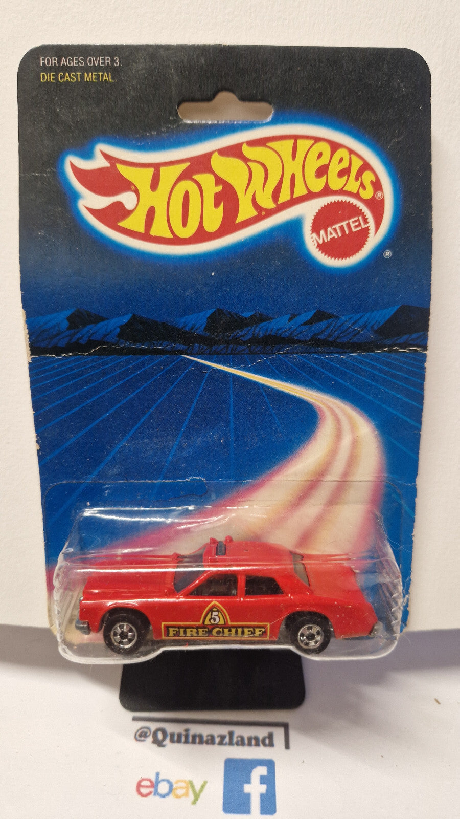 Hot Wheels 1988 Promo Mc Donald's  Fire chief  (NP25)