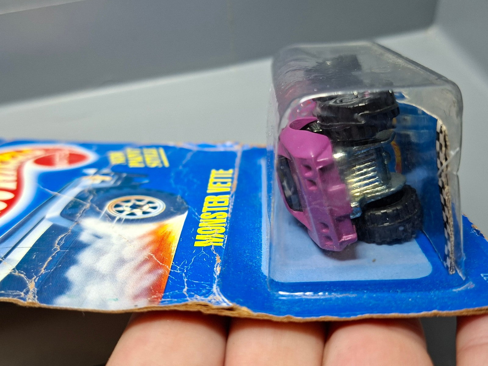 Hot Wheels Monster cette version CT 1990-039 ⚠️ Blister endommagé (CP04)