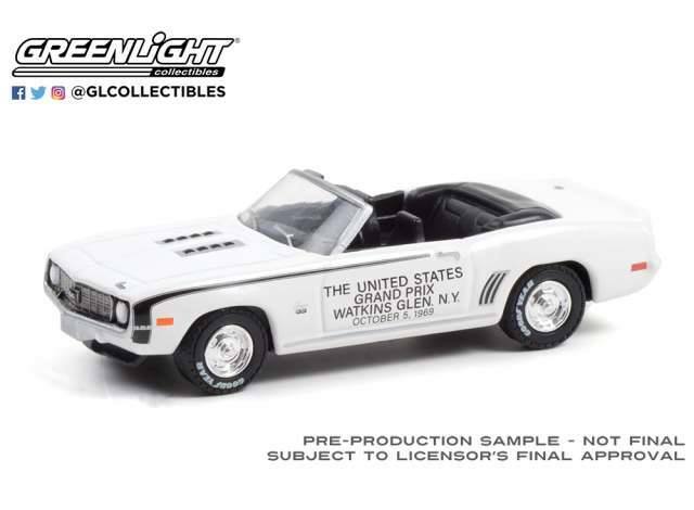 Greenlight 1969 Chevrolet Camaro Convertible The United States Grand Prix (NG02)