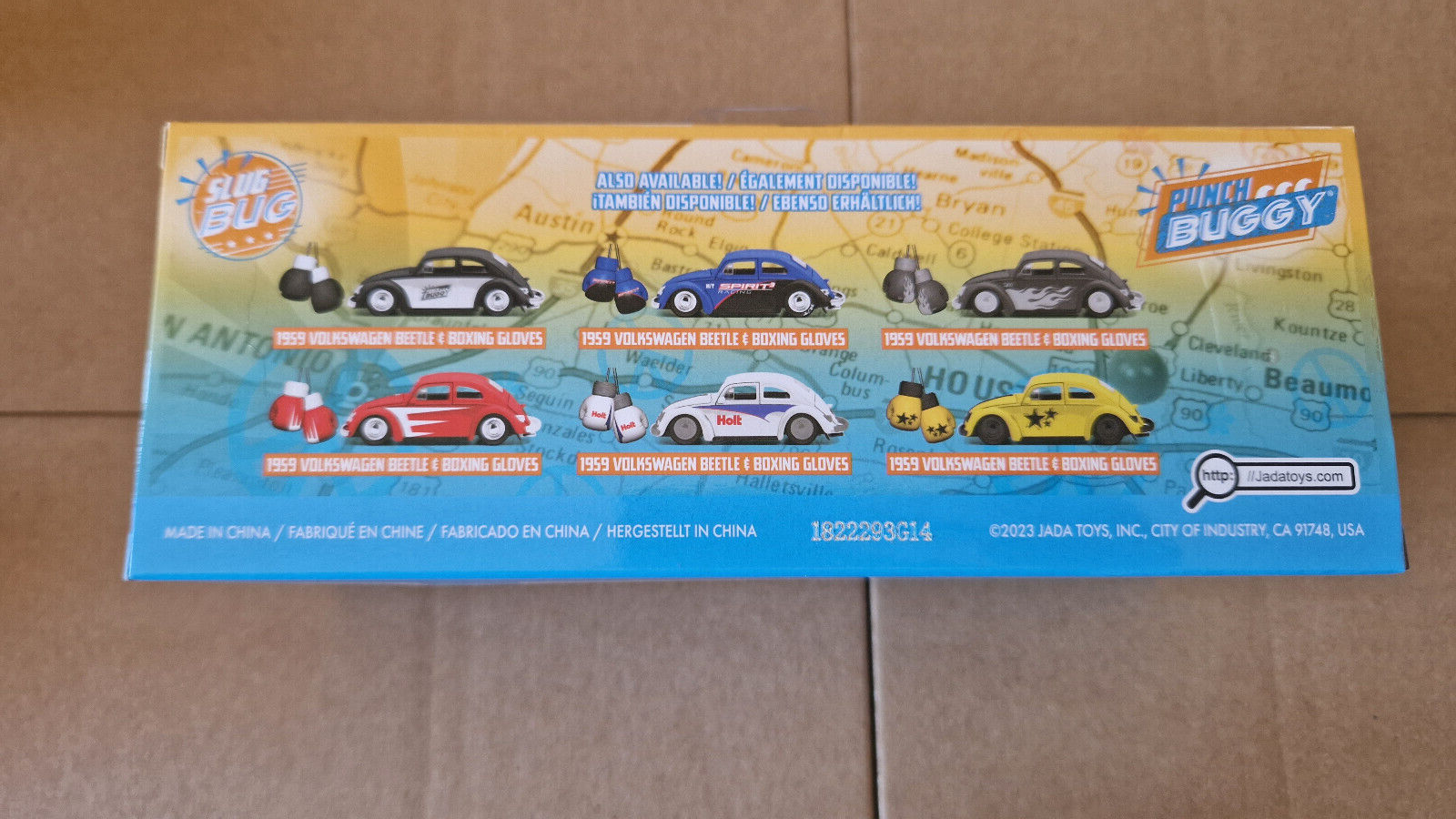 Jada Toys 1/32 Punch Buggy '59 Volkswagen  Beetle W/Gloves Red (ET)