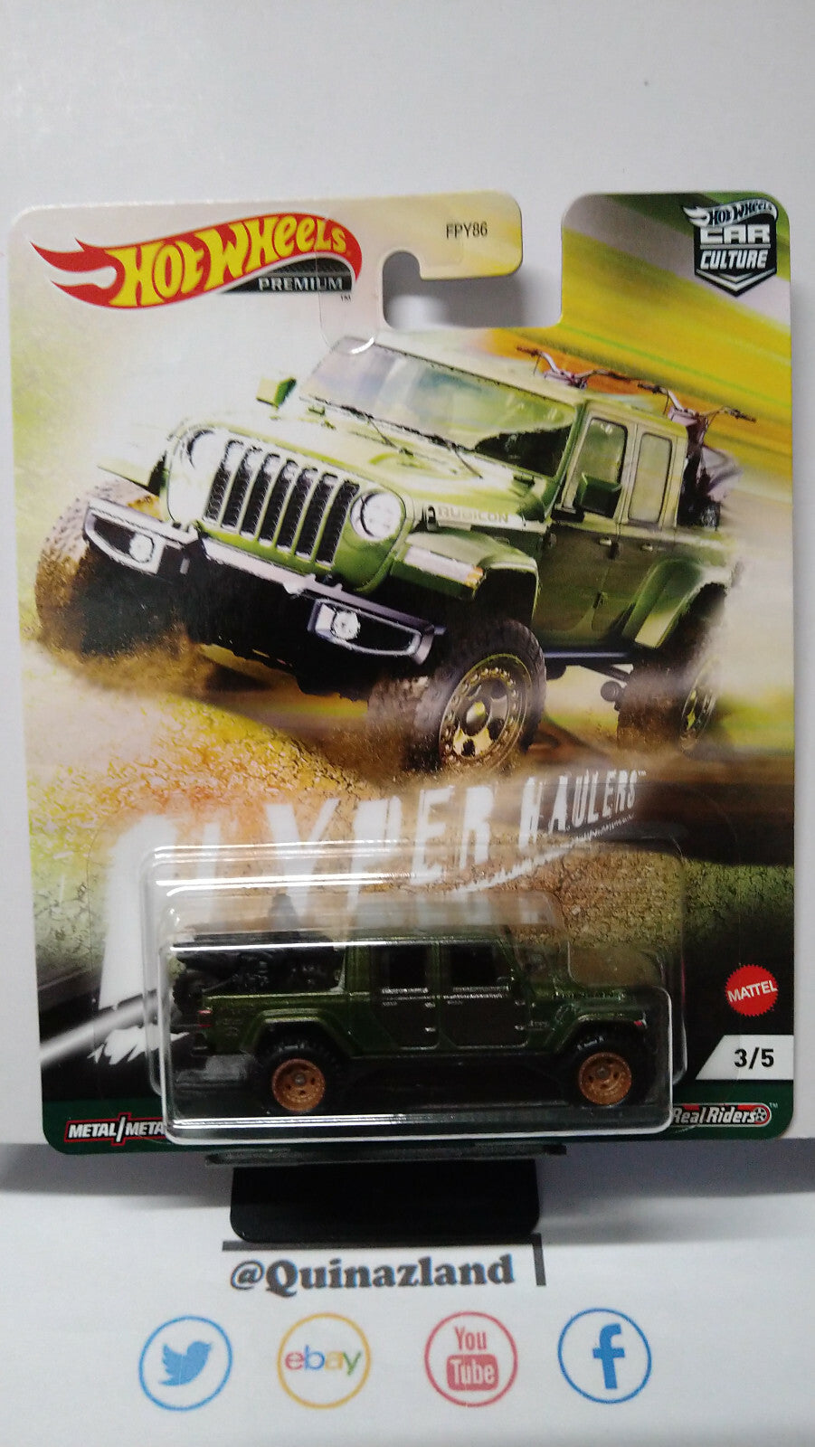 Hot Wheels Hyper Haulers Datsun Ford Jeep Baja Bouncer  lot de 5 (NG114)