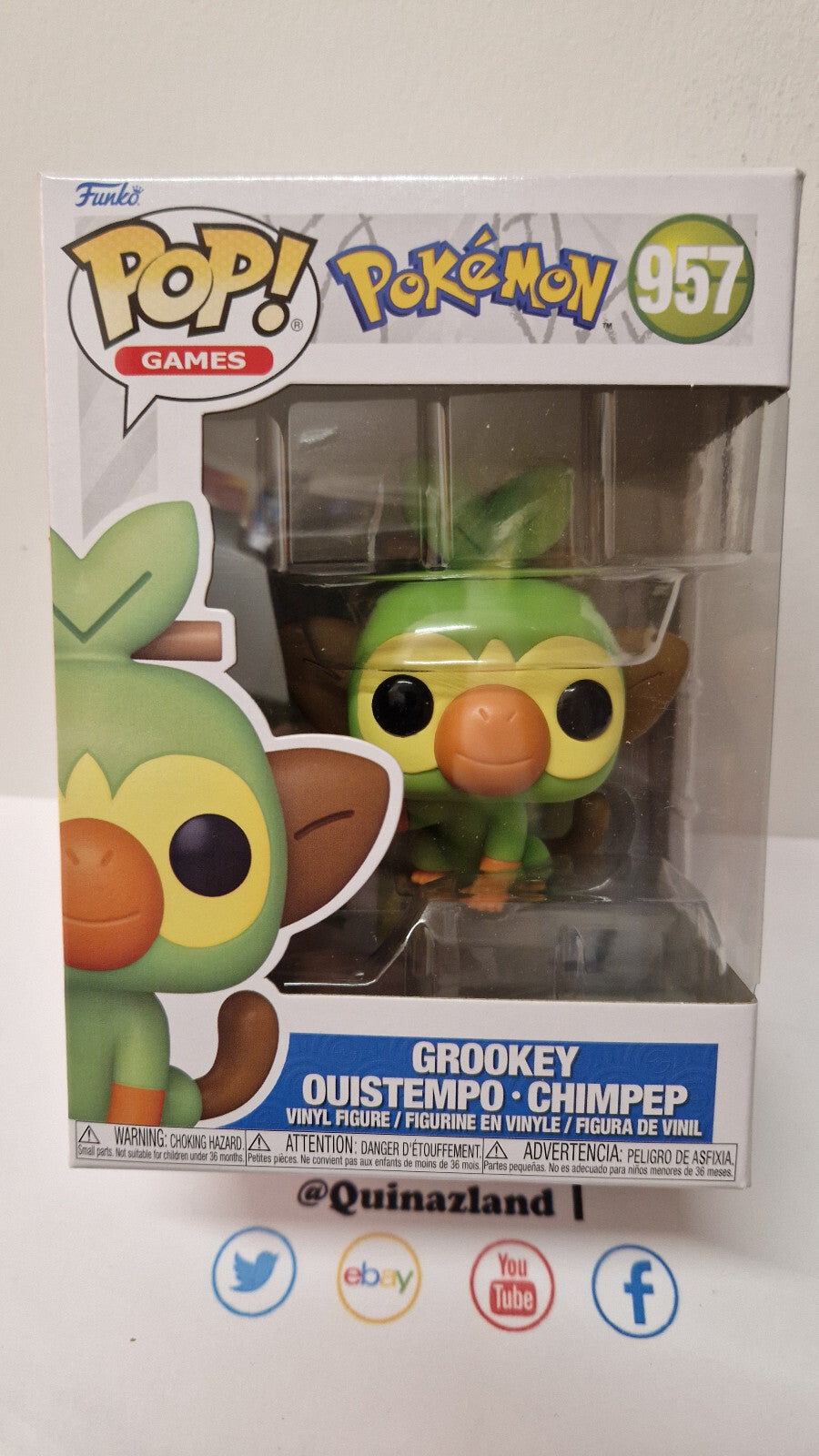 Funko Pop! POKEMON POP Games N° 957 Ouistempo  (F46)
