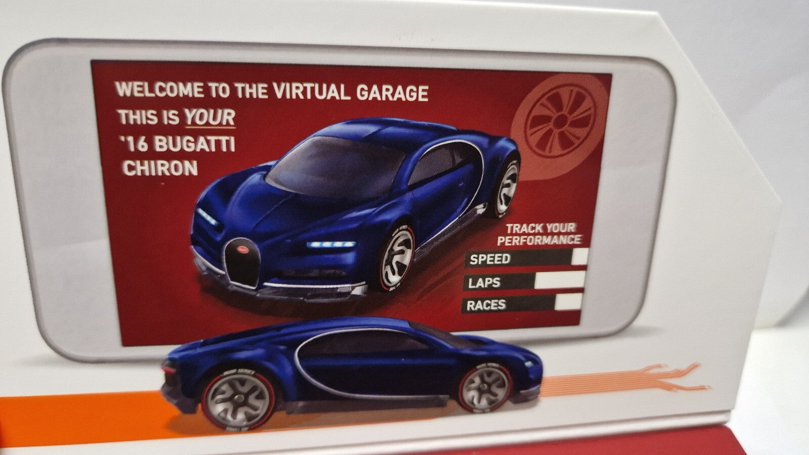 Hot Wheels ID 16 bugatti chiron (NG69)