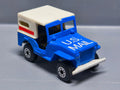 Matchbox Made in englang base sleet n snow  Jeep us mail   (A32)