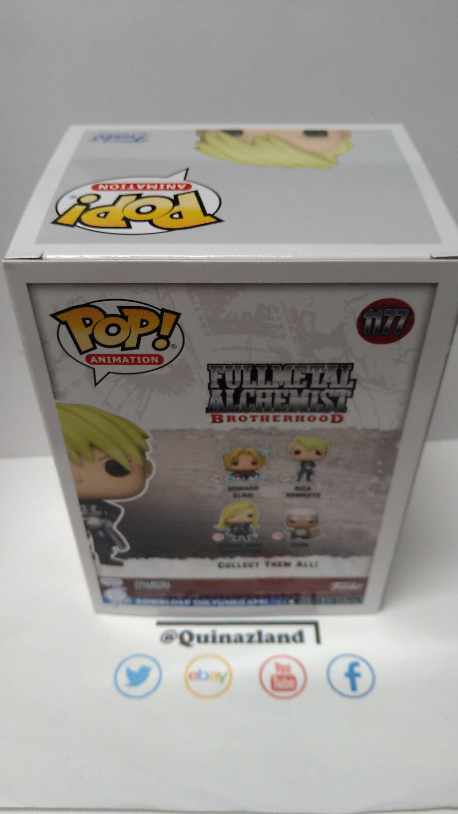 Funko Pop! FULLMETAL ALCHEMIST #1177 Riza Hawkeye (F15)