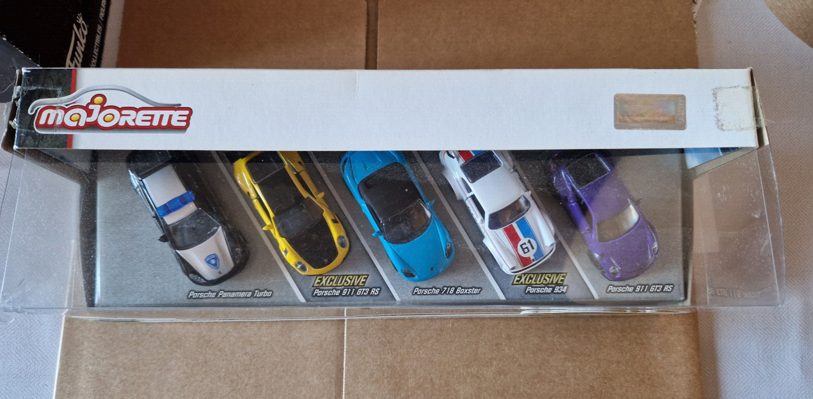Majorette Multipack Porsche edition  Panamera Turbo, 911 GT3 RS X2, 718  (ET)