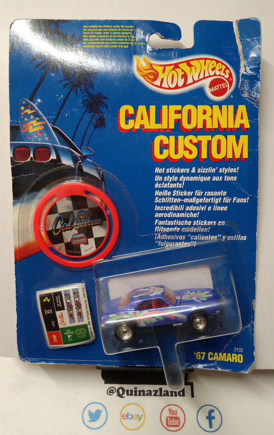 Hot Wheels California Custom '67 Camaro  (C6)