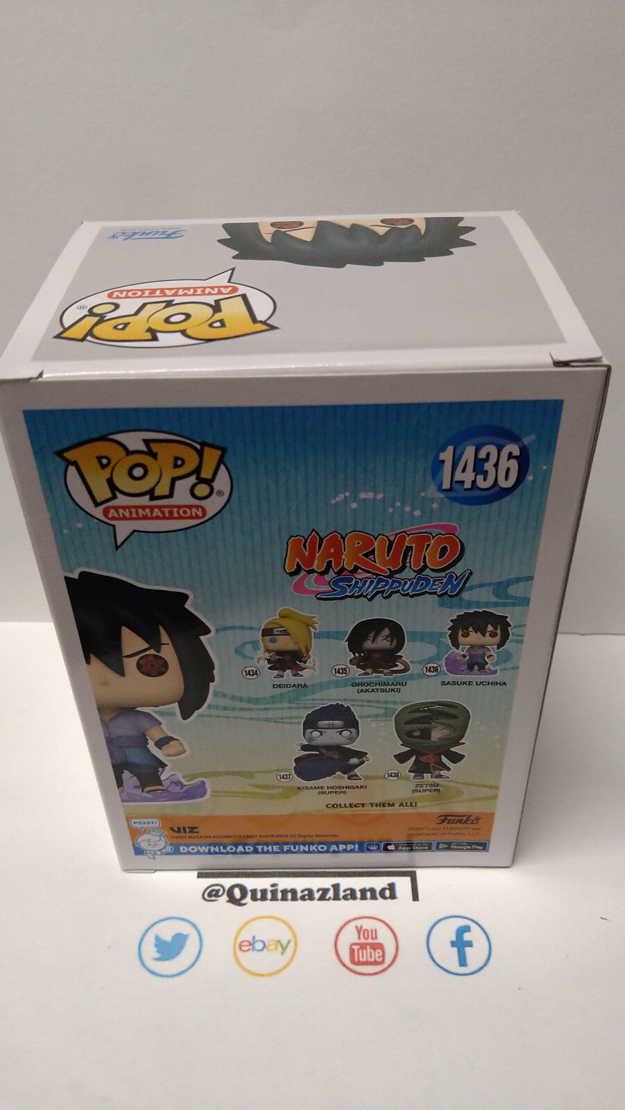 Funko Pop!  NARUTO POP Animation N° 1436 Sasuke (First Susno'o) (F10)