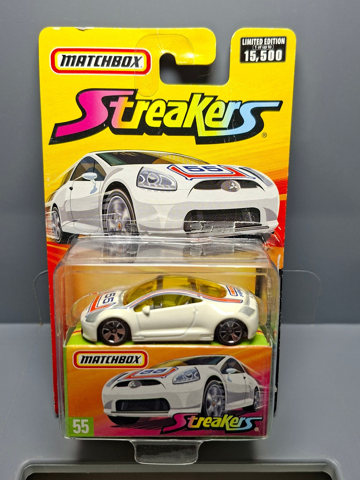Matchbox 2006 Streakers Mitsubishi eclipse ⚠️ bulle blister décollée   (CP15)