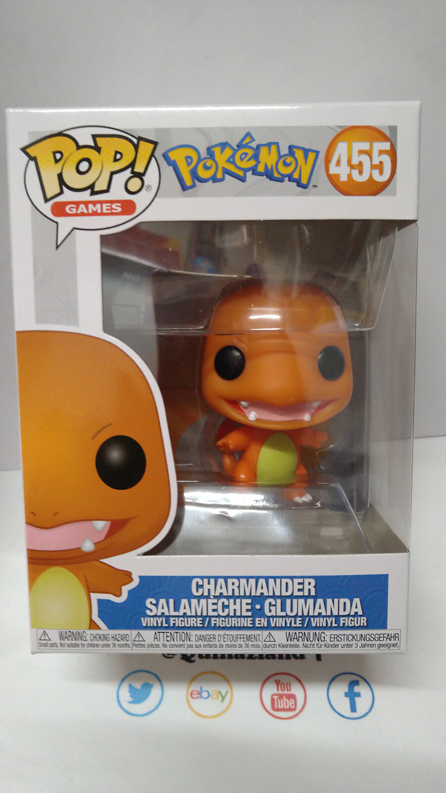 Funko Pop! POKEMON 455 Charmander Salamèche  (FU32)