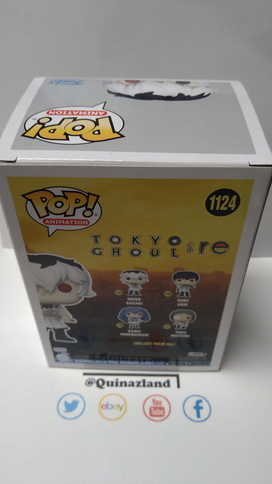 Funko Pop! TOKYO GHOULS:RE  1124 Haise Sasaki (FU27)