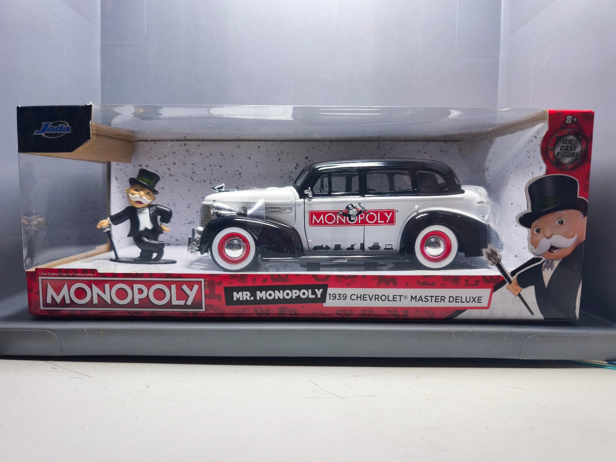 Jada 1/24 MONOPOLY Mr Monopoly & 1939 Chevrolet Master Deluxe (ET)