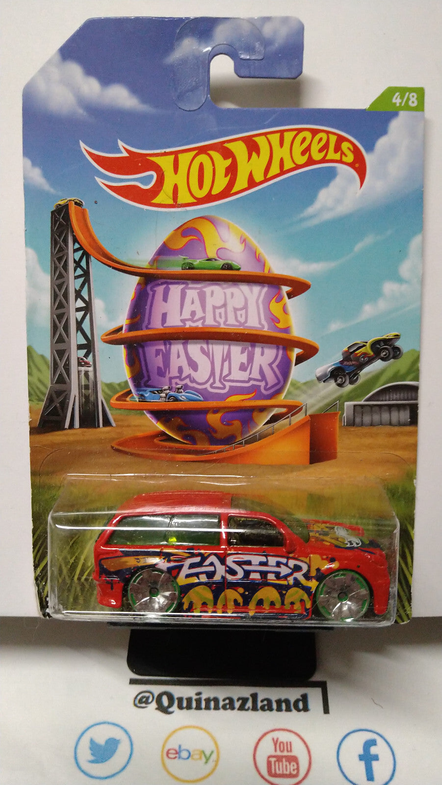 Hot Wheels 2014 happy easter exclusive walmart  Boom box  (NP11)