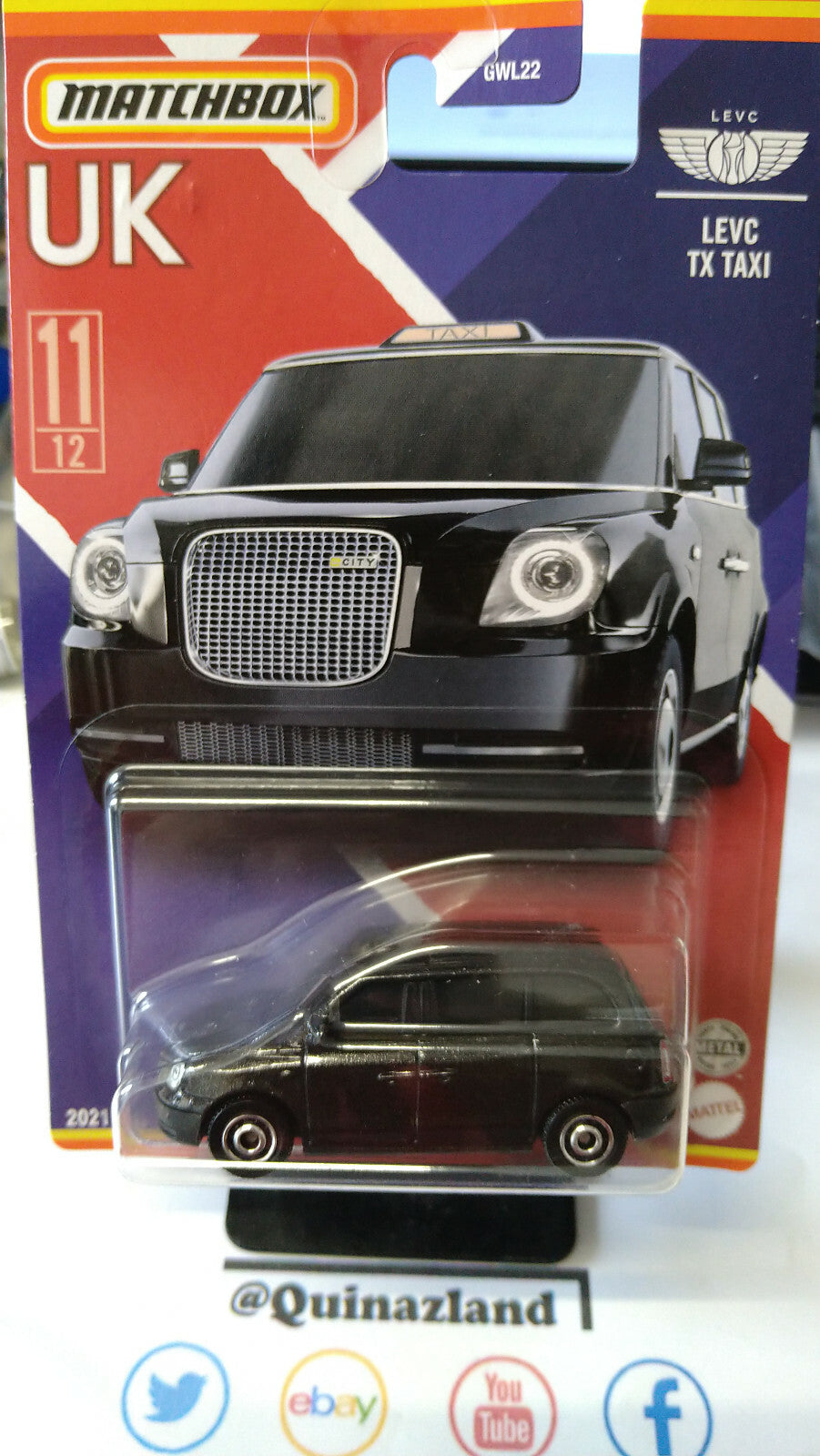 Matchbox Best of UK LEVC TX TAXI (NP43)