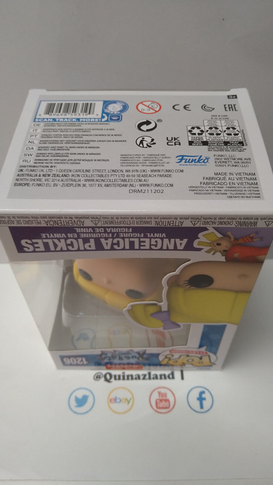 Funko Pop! RUGRATS 1206 Angelica (F36)