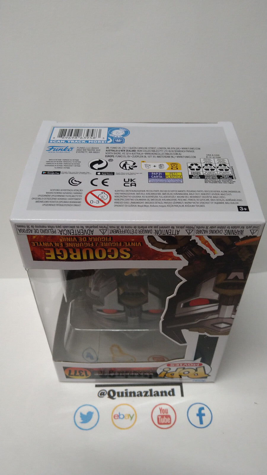 Funko Pop!  TRANSFORMERS POP Movies N° 1377 Scourge (FU18)