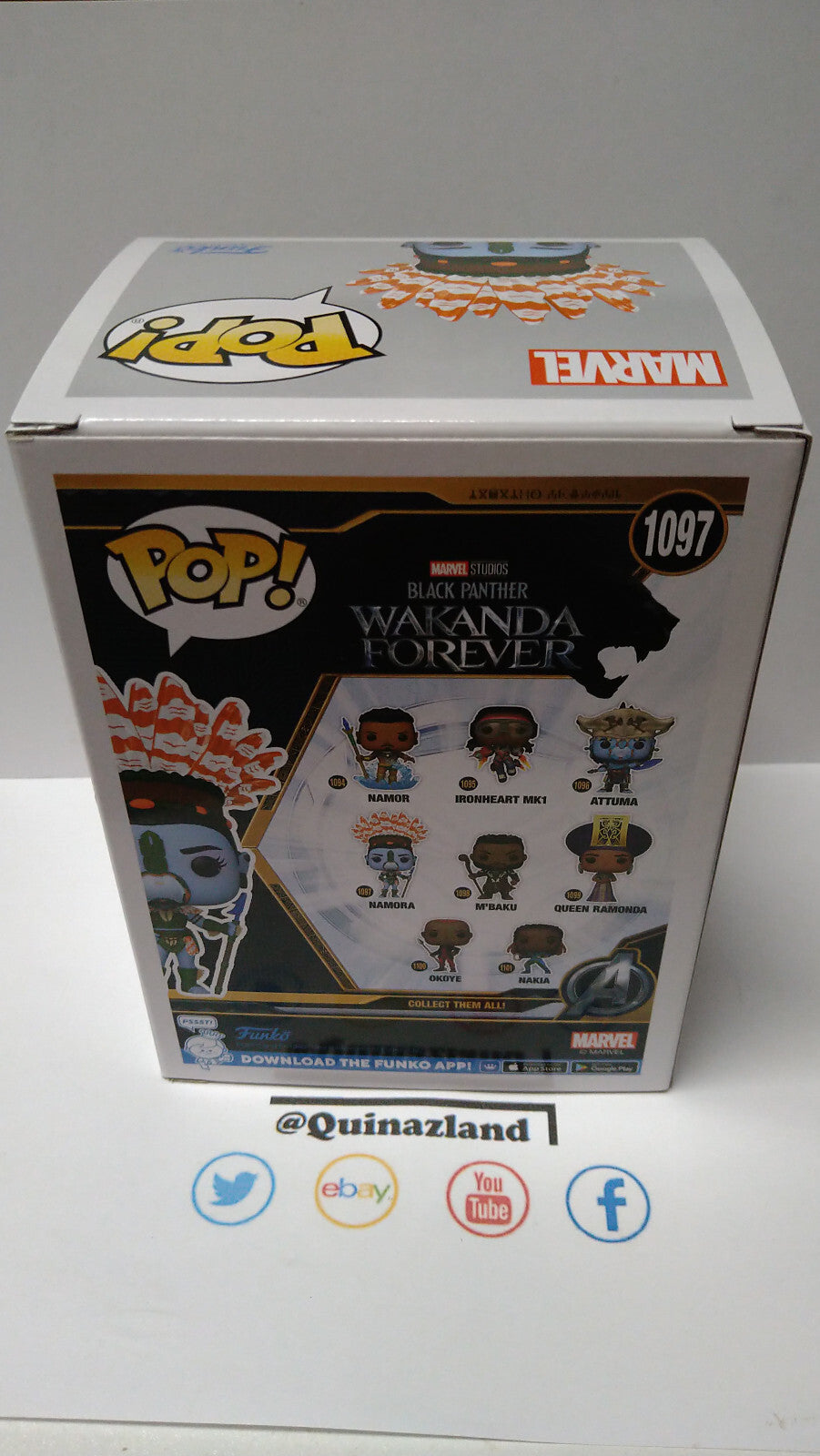 Funko Pop! BLACK PANTHER WAKANDA FOREVER 1097 Namora (FU34)