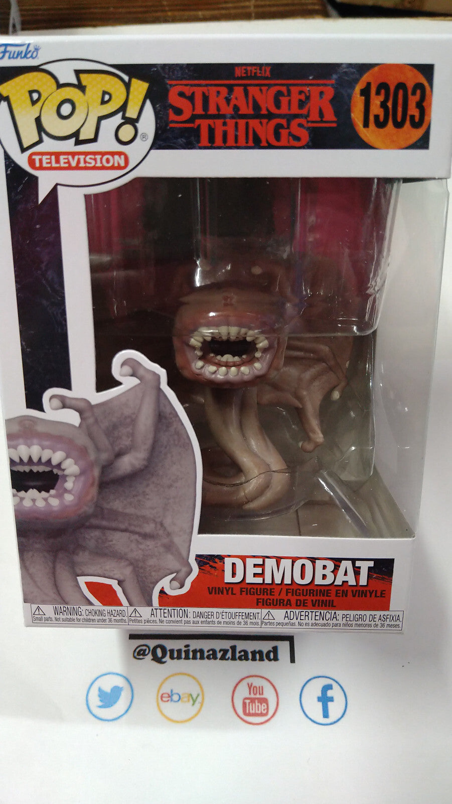 Funko Pop! STRANGER THINGS S4 POP N° 1303 Demo-bat (FU33)