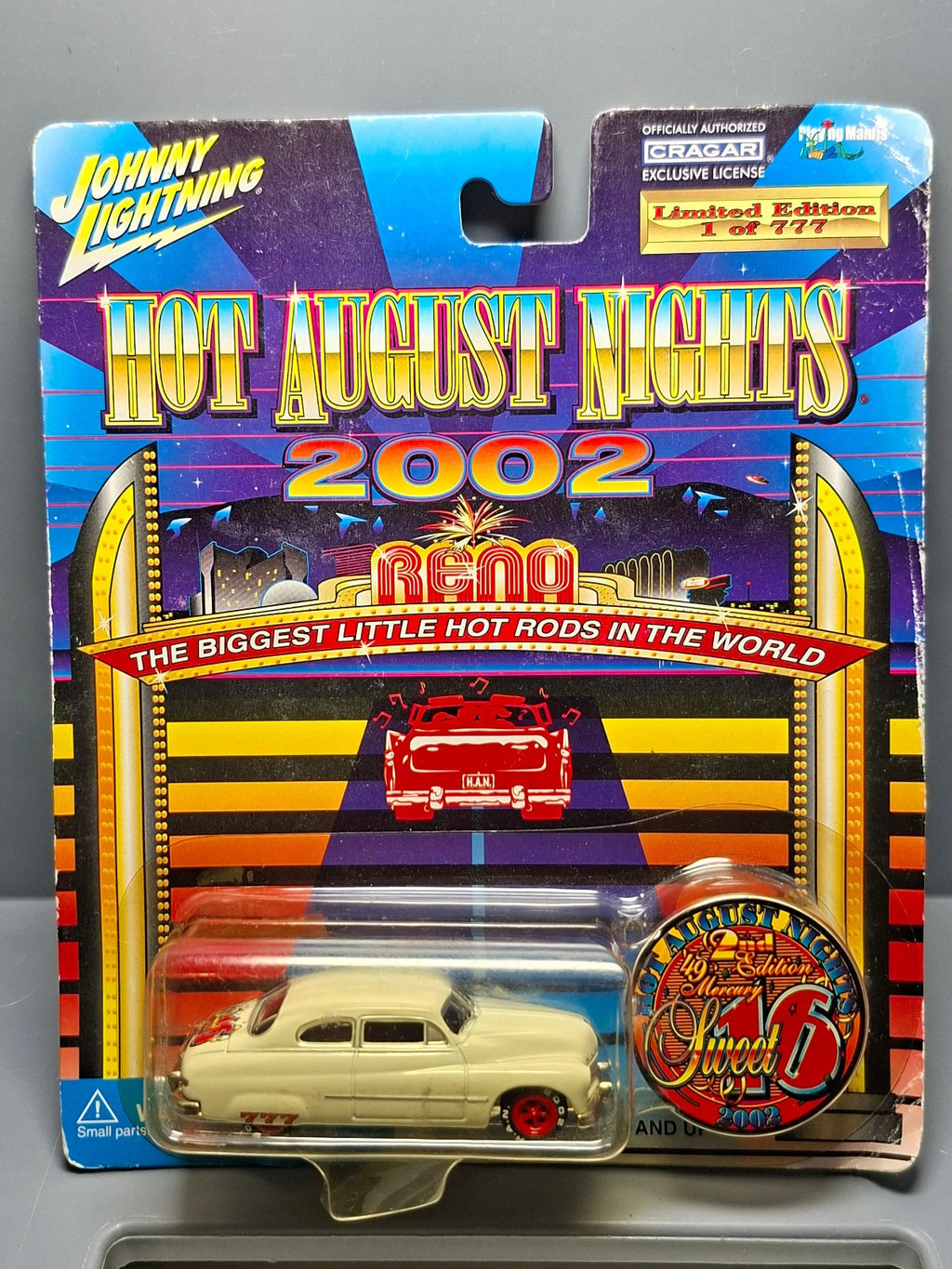 Johnny Lightning 2002 Hot august Nights 49 Mercury limitée à 777 exp. (NG44)