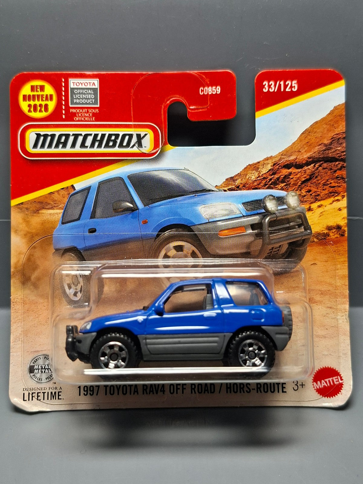 Matchbox 1997 Toyota Rav4 off road  2026-033 (CP04)