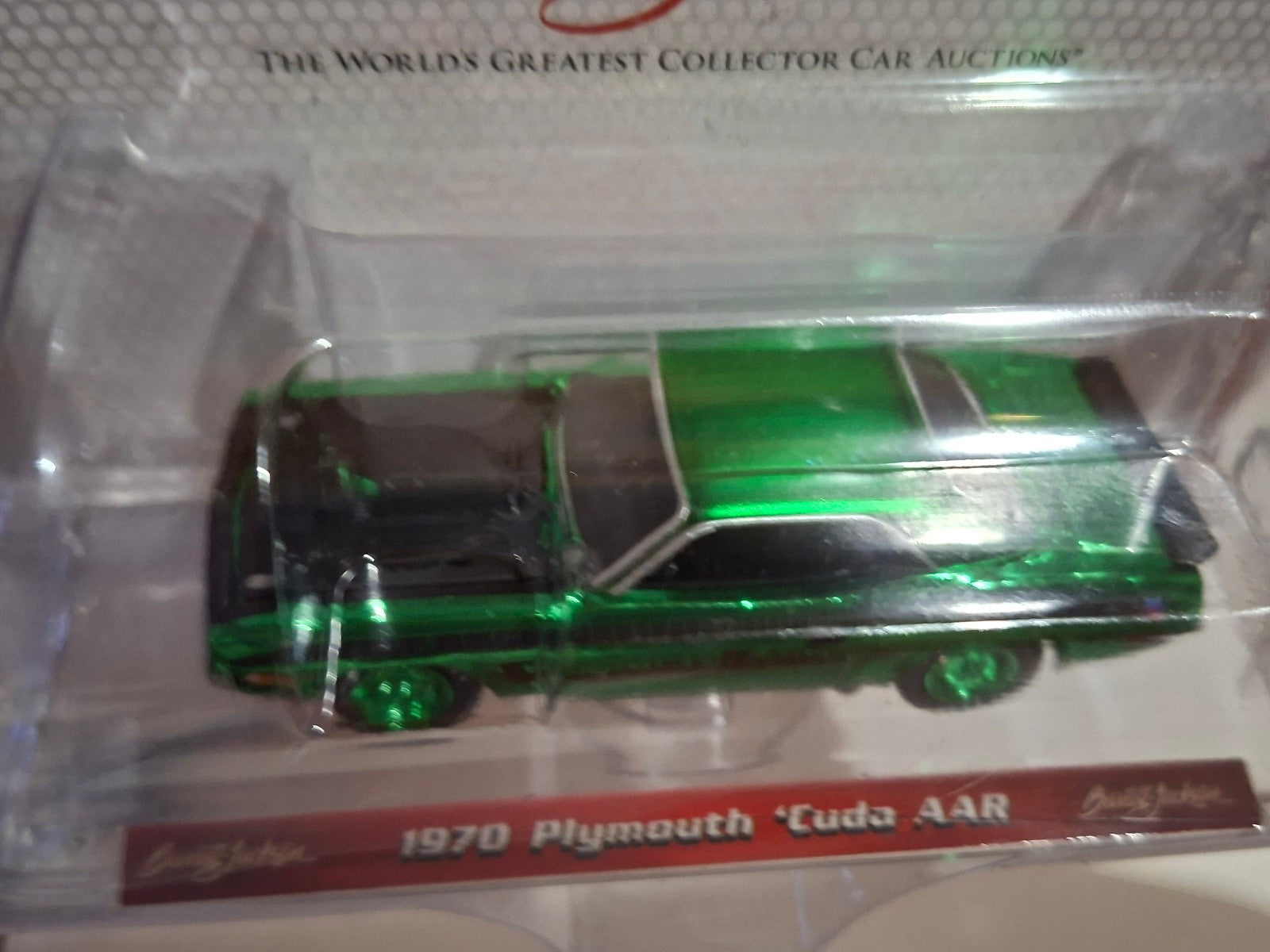 Greenlight Barrett Jackson series 16 Chase 1970 Plymouth cuda AAR   (NG55)