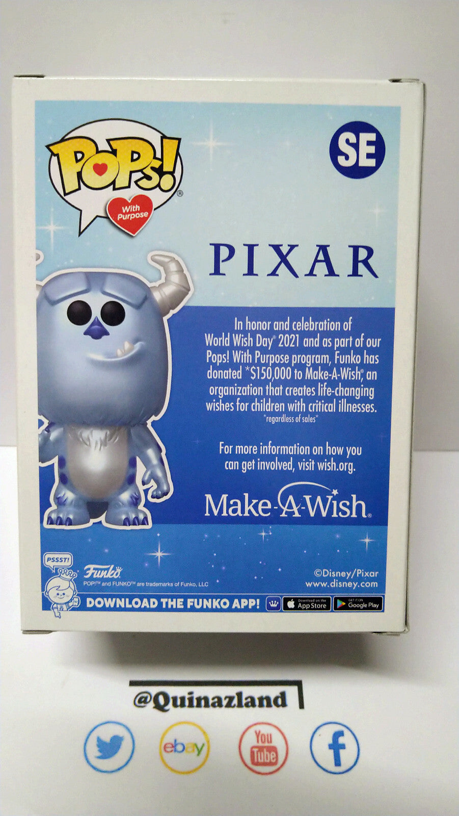 Funko Pop! MAKE A WISH Sulley 'MT' SE (F35)