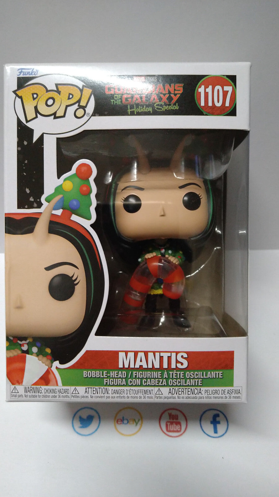 Funko Pop! MARVEL N° 1107 Les gardiens de la galaxie  Mantis Holiday (FU34)