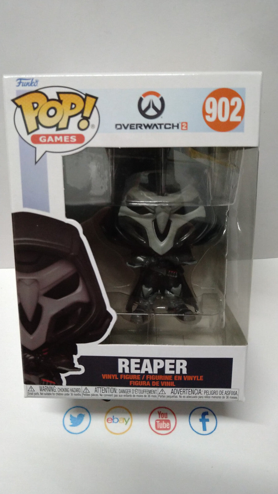 Funko Pop!  OVERWATCH 2 Games N° 902 Reaper (FU45)