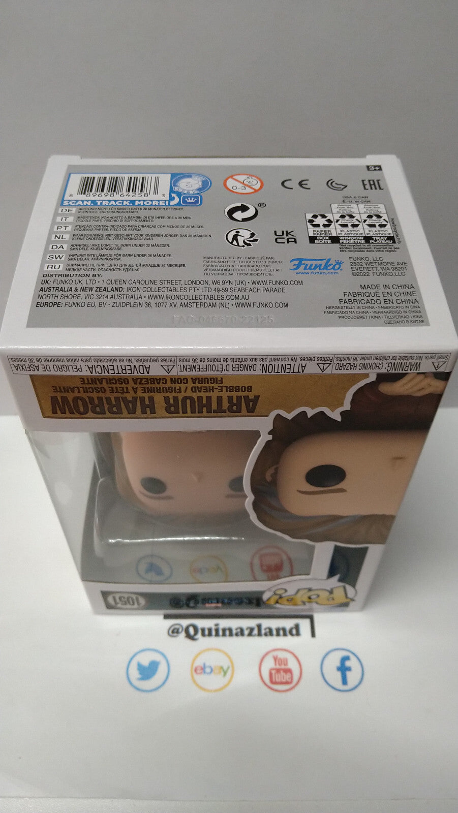 Funko Pop! MARVEL MOONKNIGHT 1051 Arthur Harrow (F15)