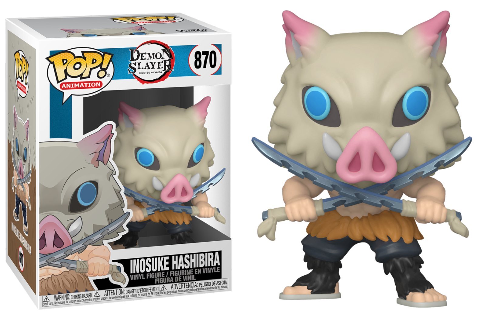 Funko Pop! DEMON SLAYER 870 Inosuke Hashibira (FU18)