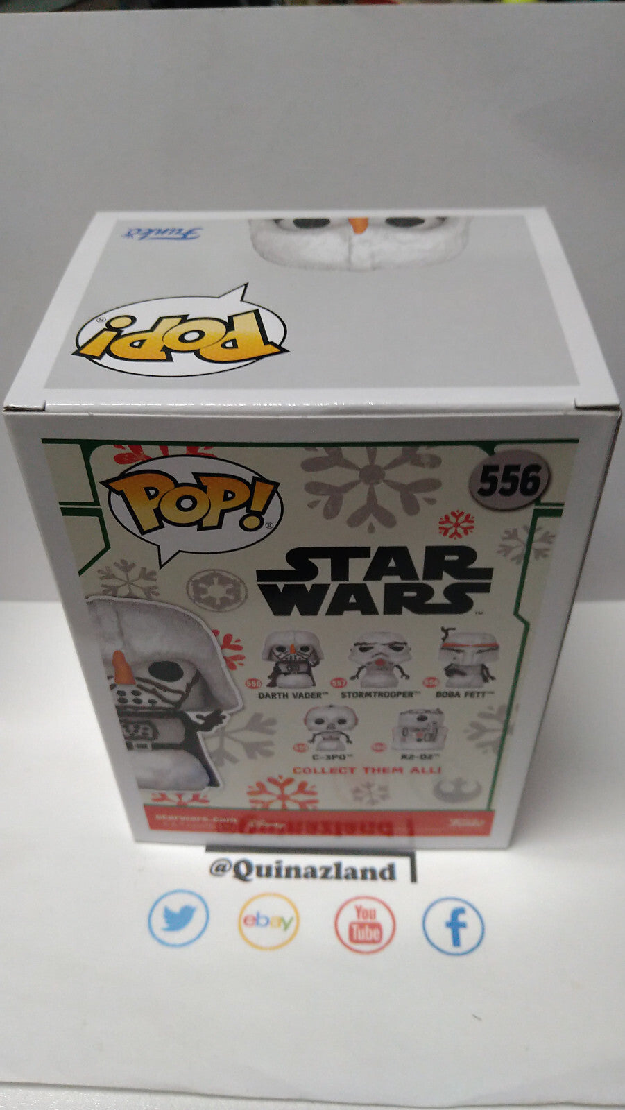 Funko Pop! STAR WARS HOLIDAY  N° 556 Darth Vader (F42)