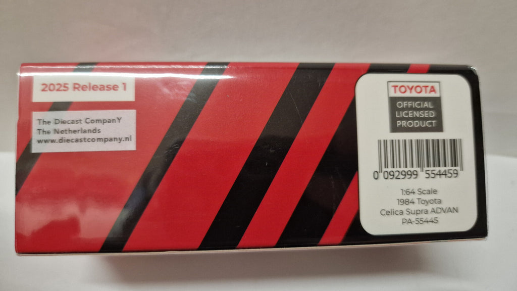 Para64 1984 Toyota Celica Supra ADVAN, red/black  (NP17)