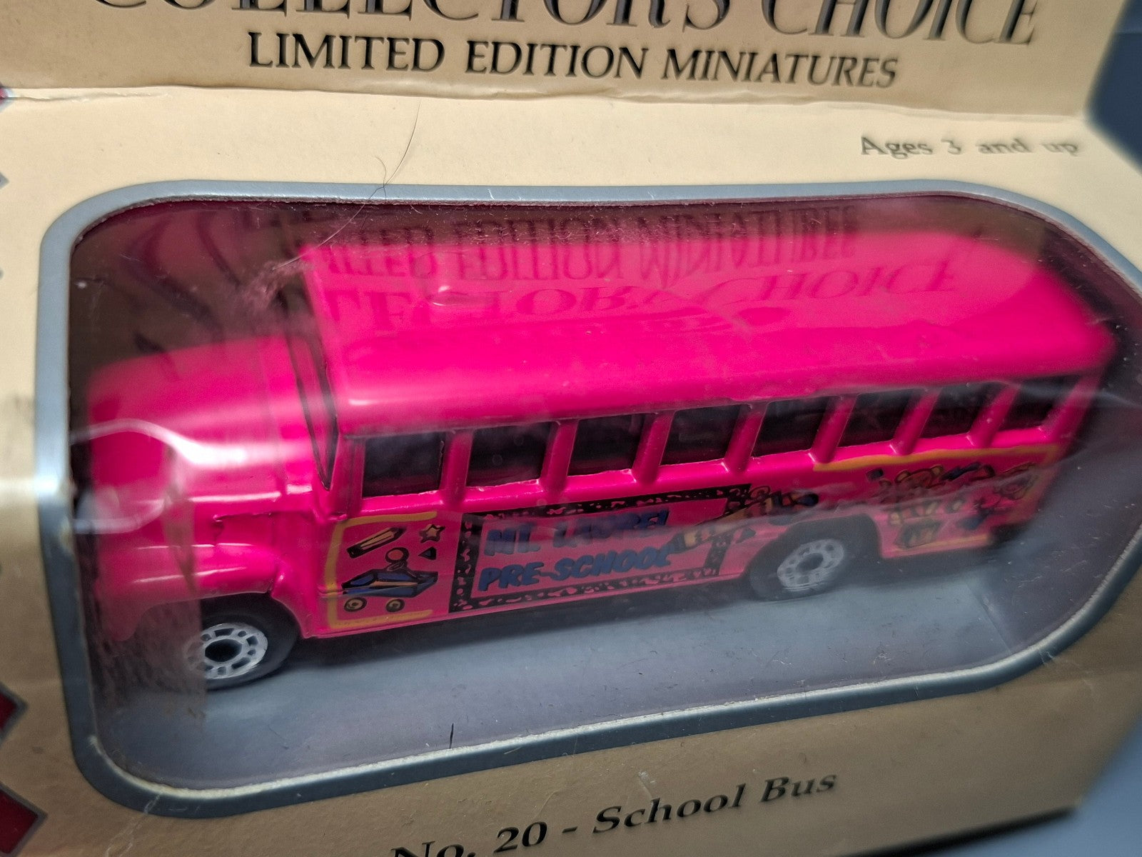 Matchbox 1994 collector's choice White Rose School bus  n°20 (CP14)