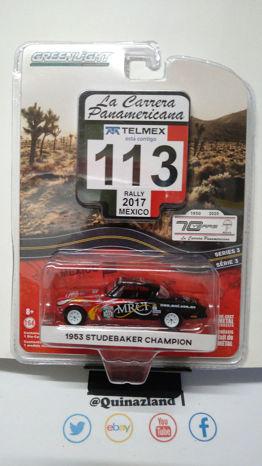 Greenlight La Carrera Panamericana 1953 Studebaker Champion   (NG12)