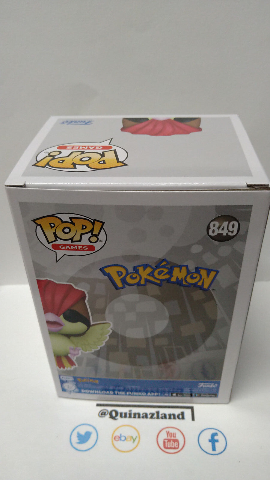 Funko Pop! POKEMON  Games N° 849 Roucoups (F12)