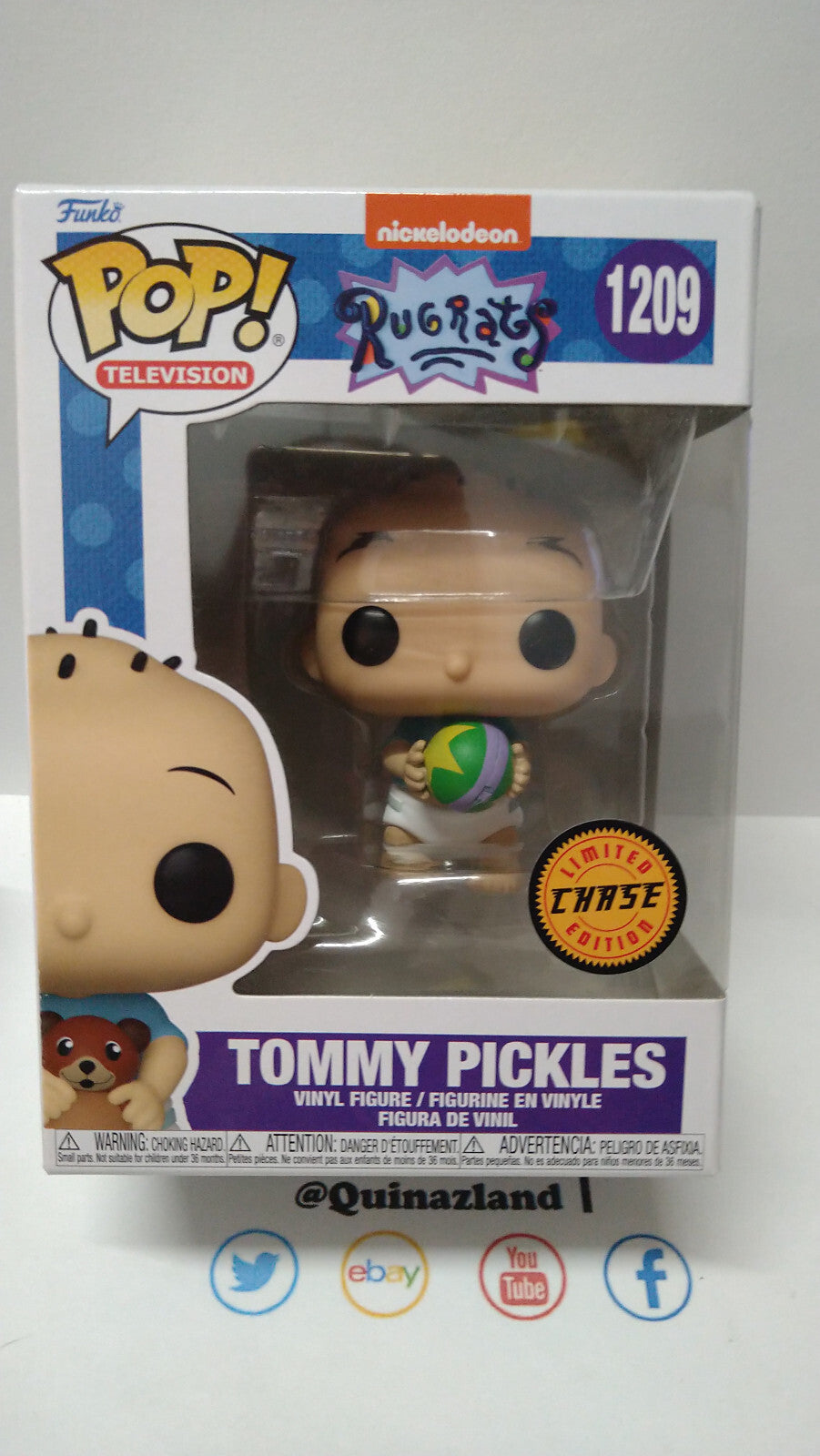 Funko Pop!  Razmoket 1209  Tommy Pickles Chase (F6)