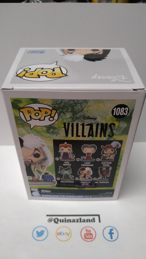 Funko Pop! DISNEY Villains 1083 Cruella de Vil (FU27)