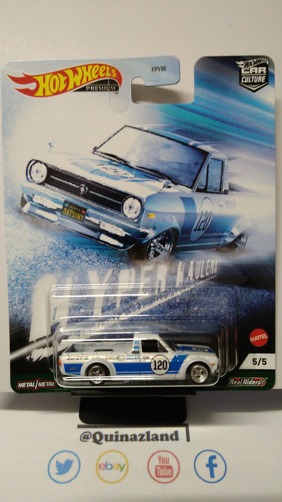Hot Wheels Hyper Haulers Datsun Ford Jeep Baja Bouncer  lot de 5 (NG114)
