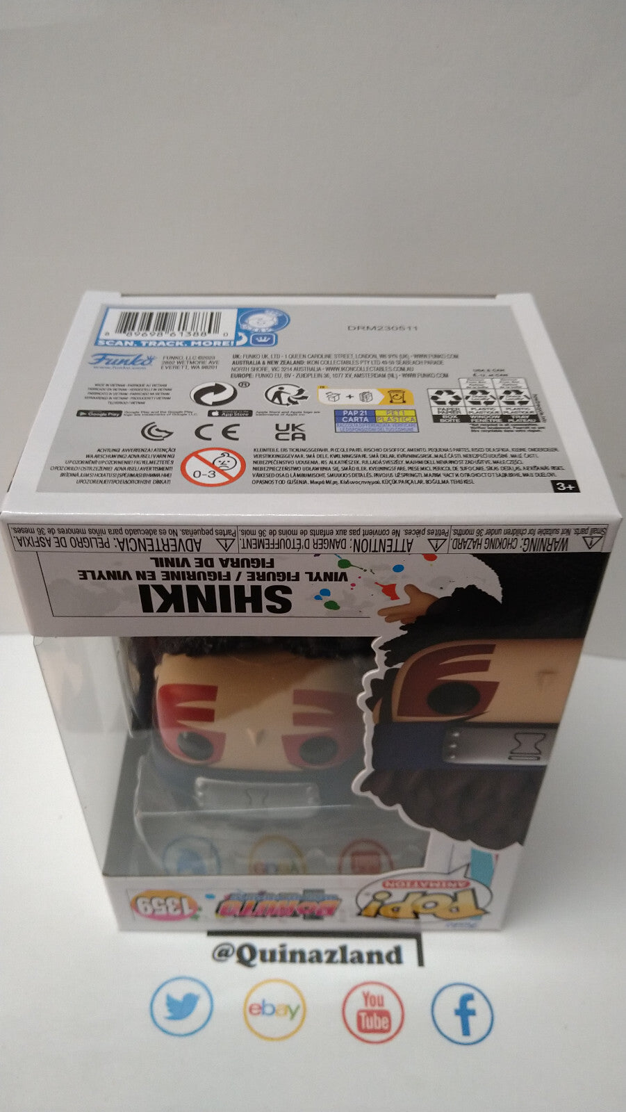 Funko Pop! BORUTO  Animation N° 1359 Shinki (F6)