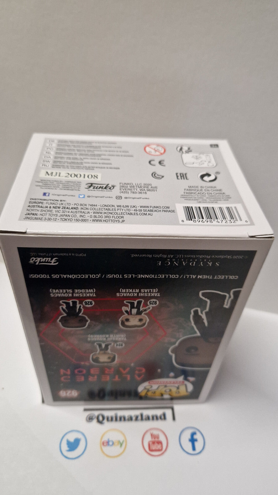 Funko Pop! Altered Carbon #926 Takeshi Kovacs (F30)