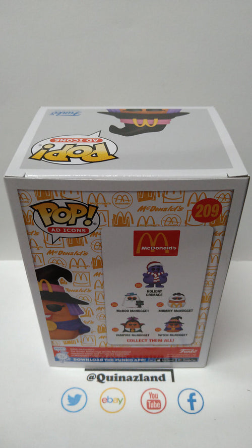 Funko Pop!  MCDONALDS POP Ad Icons N° 209 Nugget Buddies Sorcière (F10)