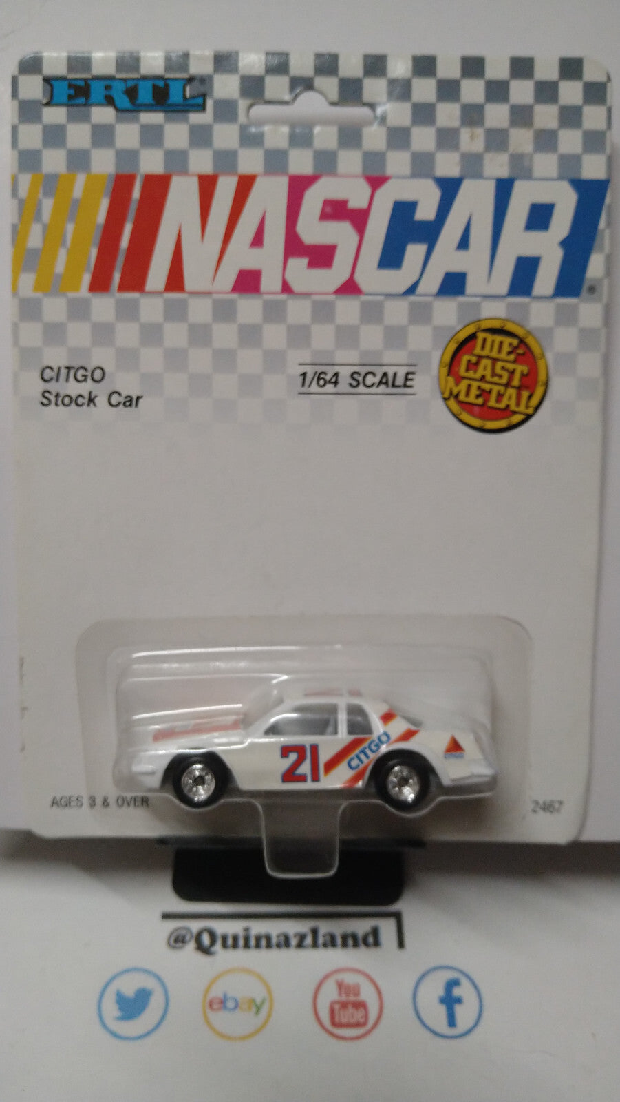 ERTL 1990 Nascar Ford thunderbird citgo  (NG81)