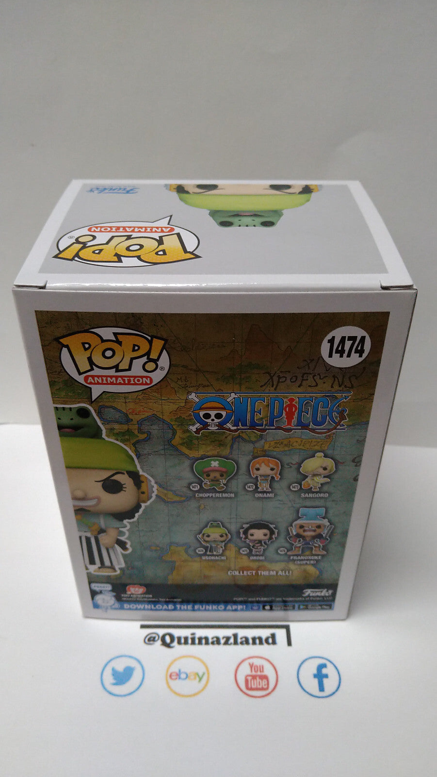 Funko Pop! ONE PIECE POP Animation N° 1474 Usohachi (Wano) (F1)
