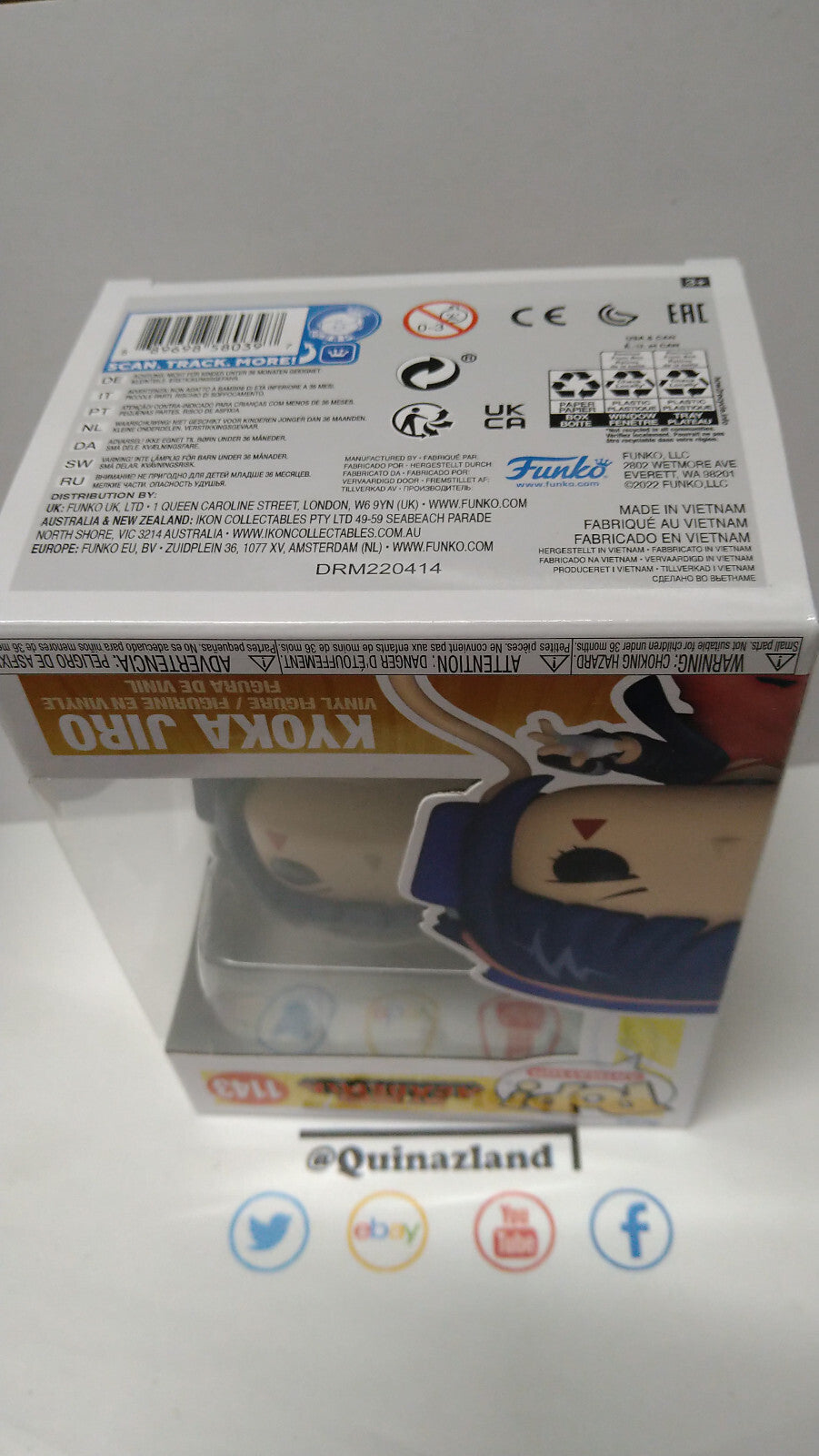Funko Pop! MY HERO ACADEMIA 1143 Kyouka Jirou (F31)